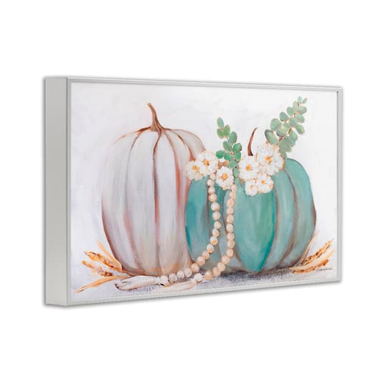Stupell Industries Country Fall Pumpkins Framed Giclee Art
